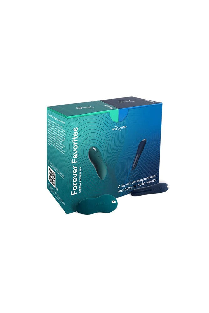 We-Vibe - Forever Favorites Special Edition Vibrator Set - Tango X & Touch X - Blue/Green - Stag Shop