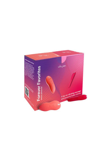 We-Vibe - Forever Favorites Special Edition Vibrator Set - Tango X & Touch X - Coral/Red - Stag Shop