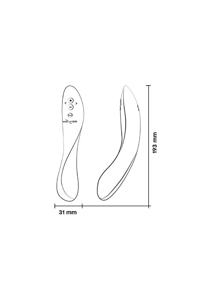 We-Vibe - Rave G 2 App Controlled G-Spot Vibrator - Blue - Stag Shop