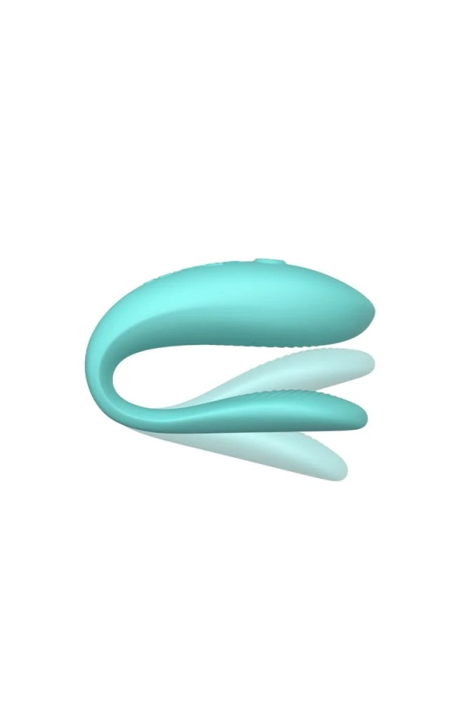We-Vibe - Sync Lite Adjustable Dual Couples Vibrator - Aqua - Stag Shop
