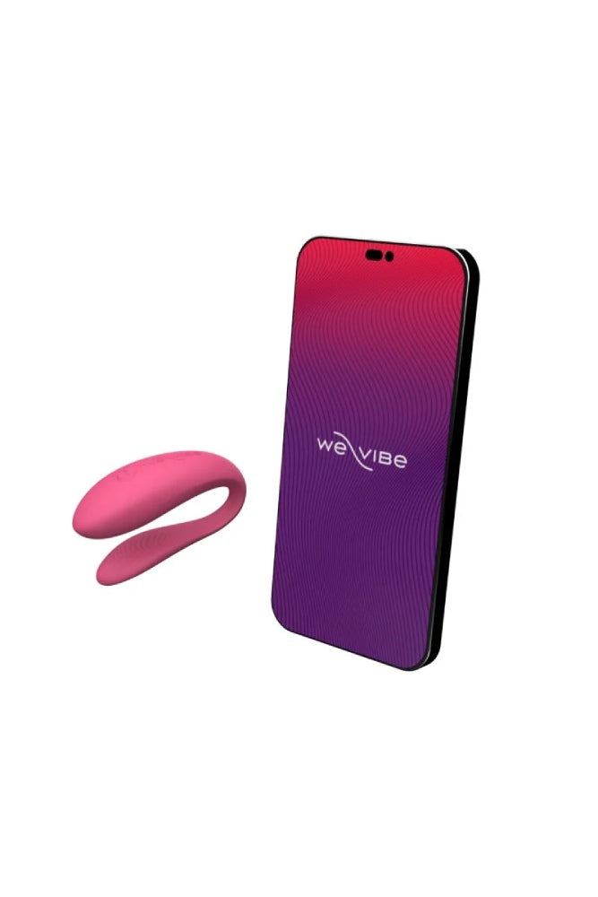 We-Vibe - Sync Lite Adjustable Dual Couples Vibrator - Pink - Stag Shop