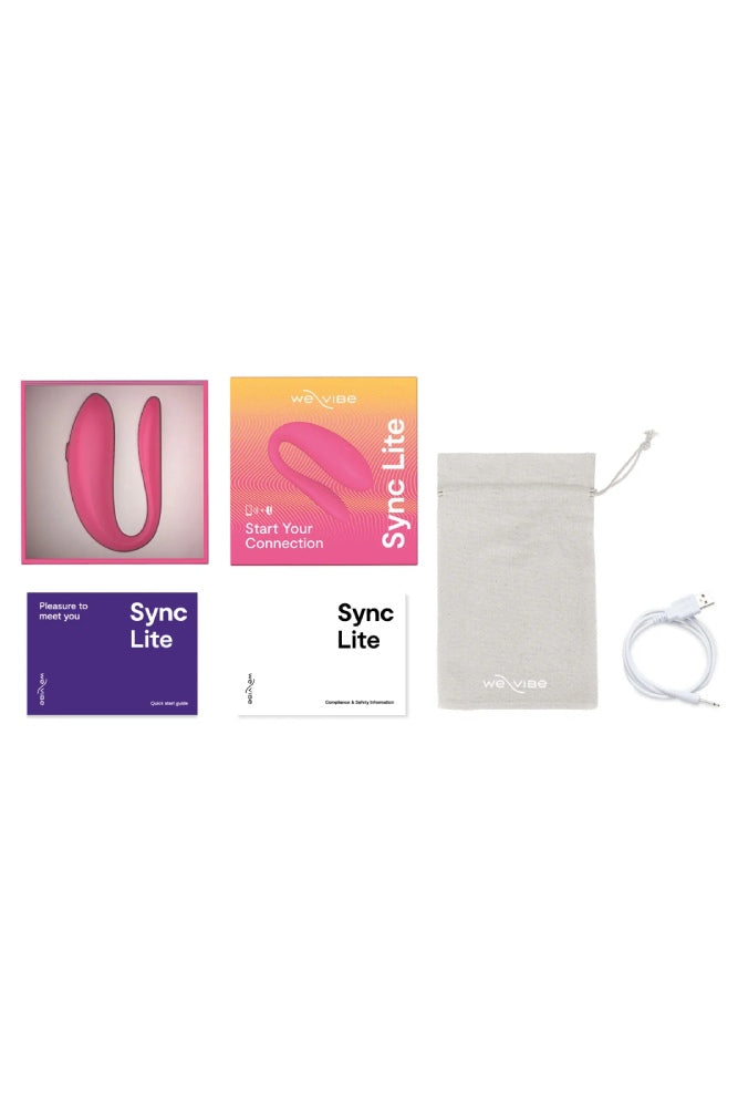 We-Vibe - Sync Lite Adjustable Dual Couples Vibrator - Pink - Stag Shop