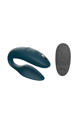 We-Vibe - Sync 2 Adjustable Dual Couples Vibrator - Teal - Stag Shop