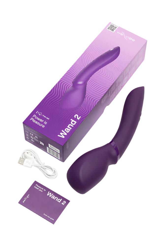 We-Vibe - Wand 2 Wand Vibrator With App Control - Purple - Stag Shop