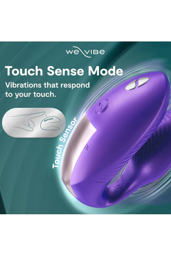 We-Vibe - Chorus Pro Advanced Dual Couples Vibrator - Purple - Stag Shop