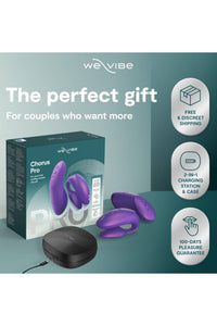 Thumbnail for We-Vibe - Chorus Pro Advanced Dual Couples Vibrator - Purple - Stag Shop