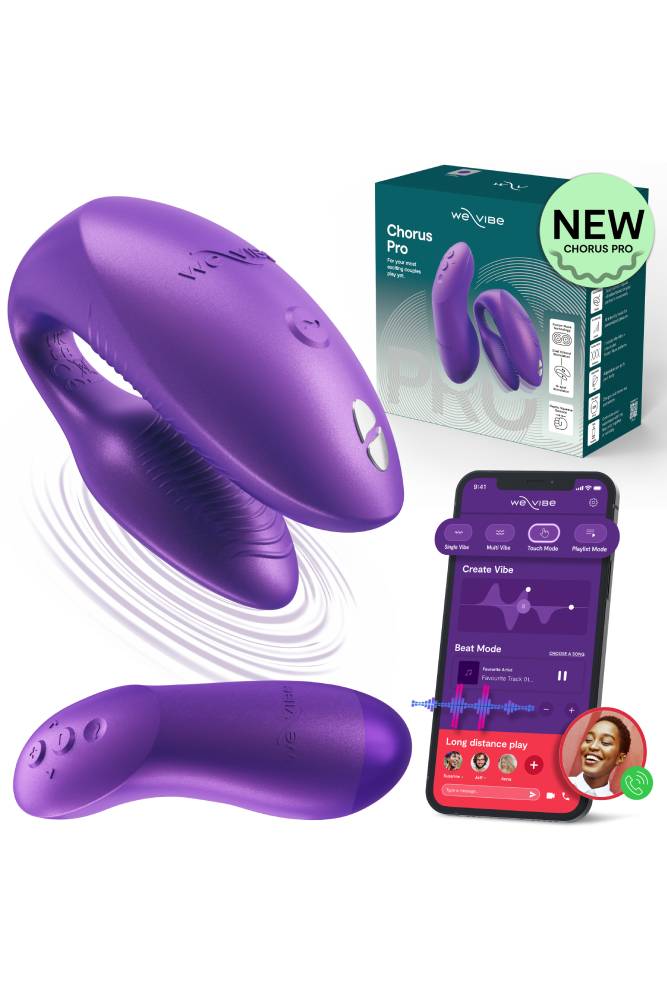 We-Vibe - Chorus Pro Advanced Dual Couples Vibrator - Purple - Stag Shop