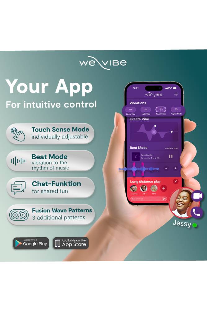 We-Vibe - Chorus Pro Advanced Dual Couples Vibrator - Purple - Stag Shop