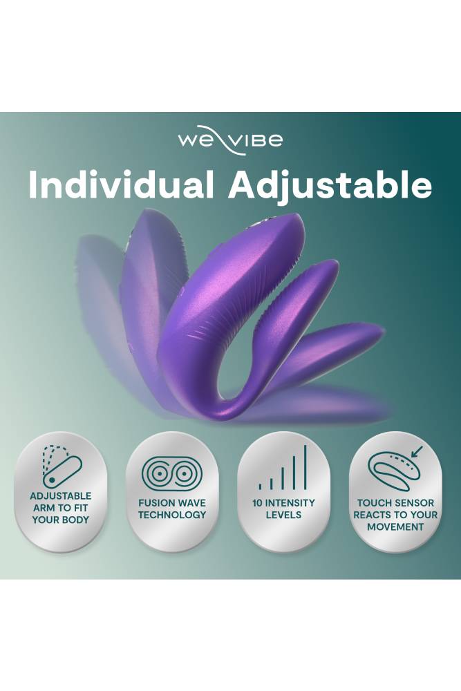 We-Vibe - Chorus Pro Advanced Dual Couples Vibrator - Purple - Stag Shop