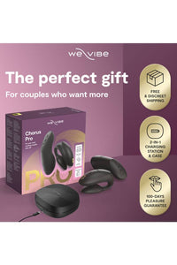 Thumbnail for We-Vibe - Chorus Pro Advanced Dual Couples Vibrator - Black - Stag Shop