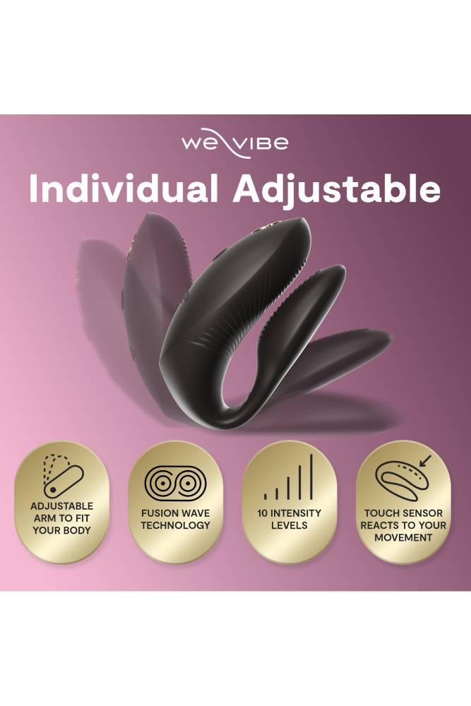 We-Vibe - Chorus Pro Advanced Dual Couples Vibrator - Black - Stag Shop