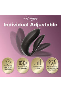 Thumbnail for We-Vibe - Chorus Pro Advanced Dual Couples Vibrator - Black - Stag Shop