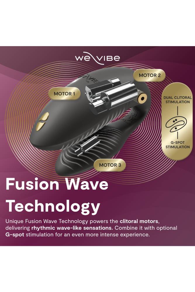 We-Vibe - Chorus Pro Advanced Dual Couples Vibrator - Black - Stag Shop