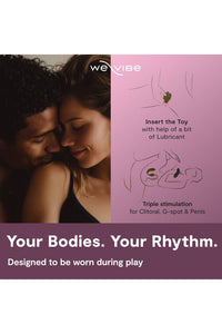 Thumbnail for We-Vibe - Chorus Pro Advanced Dual Couples Vibrator - Black - Stag Shop