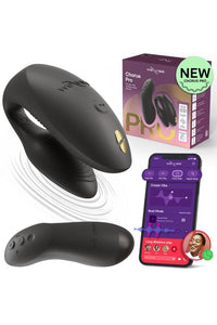 Thumbnail for We-Vibe - Chorus Pro Advanced Dual Couples Vibrator - Black - Stag Shop