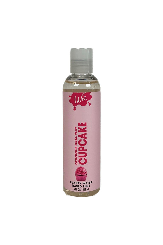 Wet - Cupcake Flavoured Water Based Lubricant - 4oz - Stag Shop