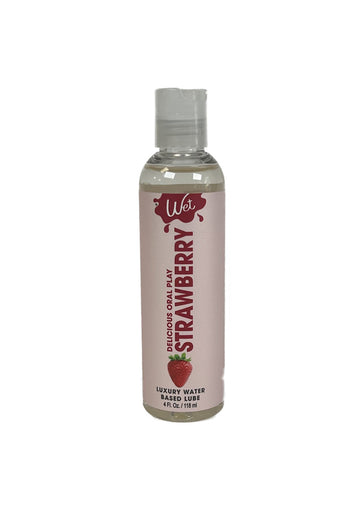 Wet - Flavored Lubricant - Strawberry - 4oz - Stag Shop