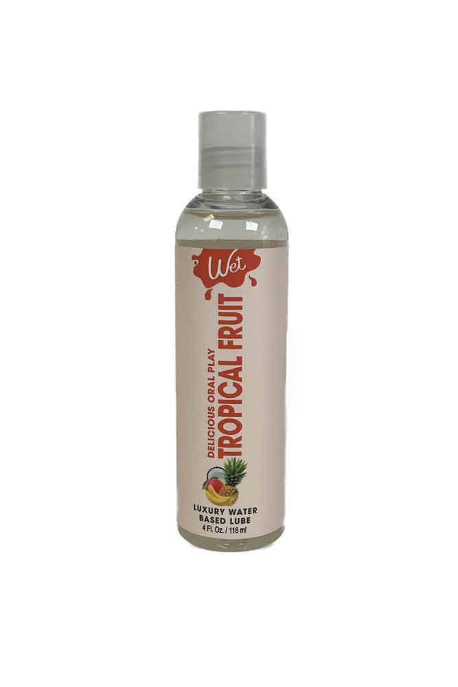 Wet - Flavored Lubricant - Tropical Fruit - 4oz - Stag Shop