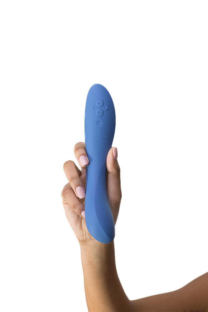 We-Vibe - Rave G 2 App Controlled G-Spot Vibrator - Blue - Stag Shop