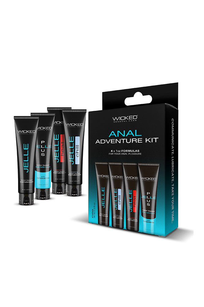 Wicked Sensual Care - Anal Adventure Lube Kit - Stag Shop