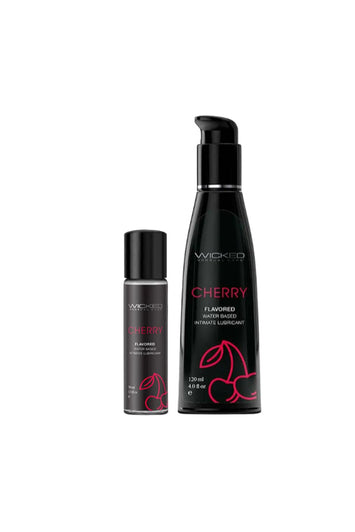 Wicked Sensual Care - Aqua Flavored Lubricant - Cherry - Stag Shop