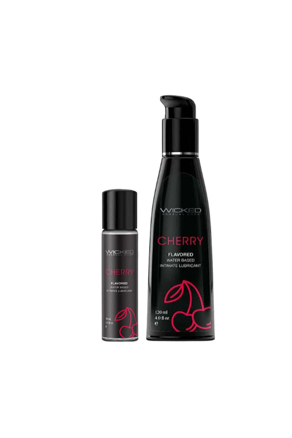 Wicked Sensual Care - Aqua Flavored Lubricant - Cherry - Stag Shop