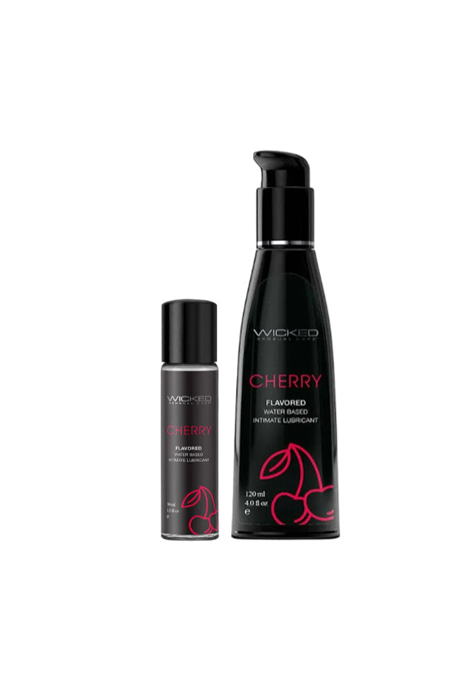 Wicked Sensual Care - Aqua Flavored Lubricant - Cherry - Stag Shop