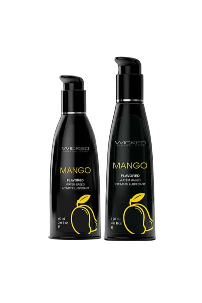 Wicked Sensual Care - Aqua Flavored Lubricant - Mango - Stag Shop