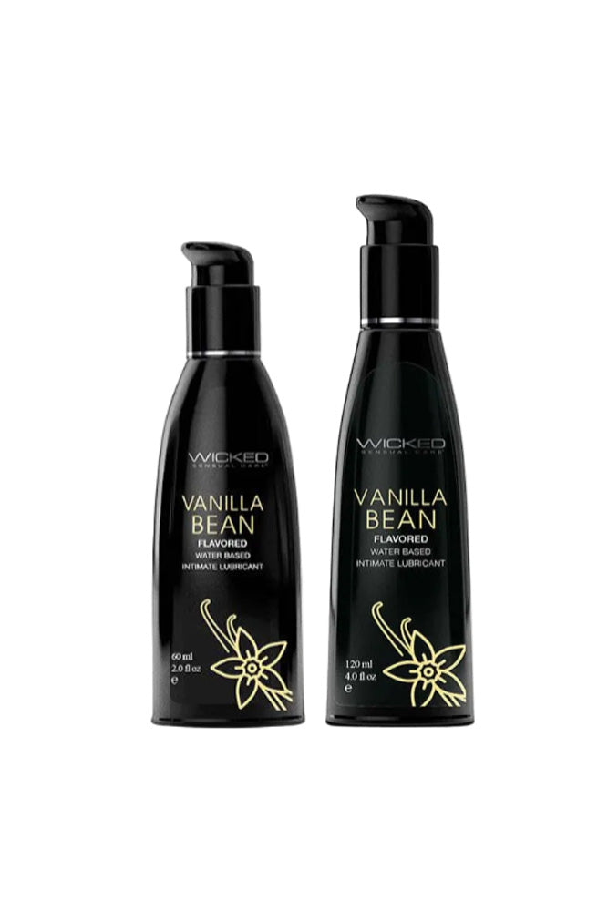 Wicked Sensual Care - Aqua Flavored Lubricant - Vanilla Bean - Stag Shop