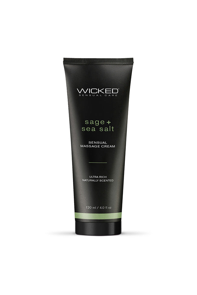 Wicked Sensual Care - Sensual Massage Cream - Sage & Sea Salt - Stag Shop