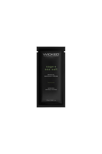 Wicked Sensual Care - Sensual Massage Cream - Sage & Sea Salt - Stag Shop