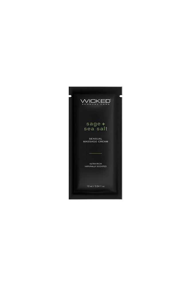 Wicked Sensual Care - Sensual Massage Cream - Sage & Sea Salt - Stag Shop