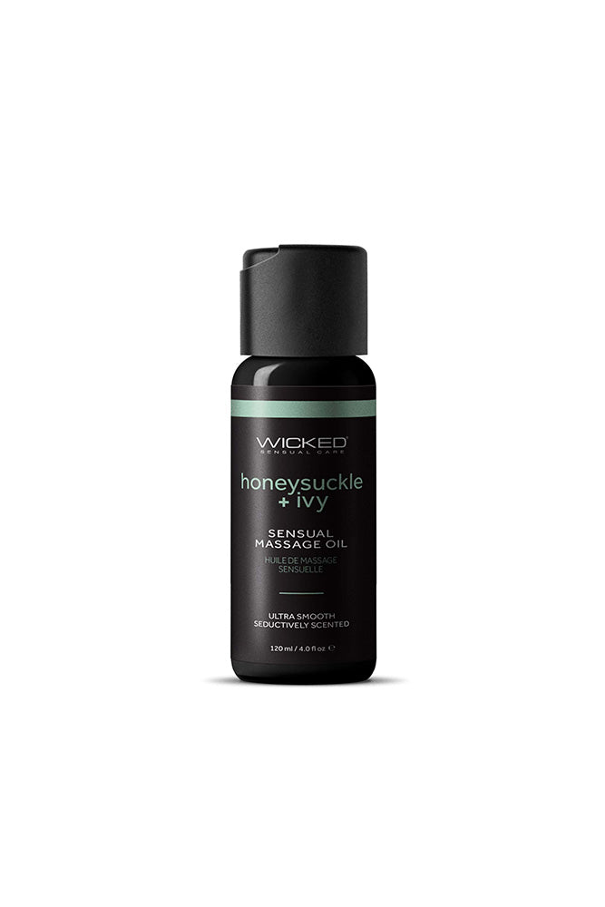 Wicked Sensual Care - Sensual Massage Oil - Honeysuckle & Ivy - 4oz - Stag Shop