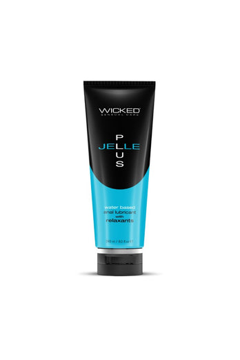 Wicked Sensual Care - Jelle Plus Water Baded Anal Lubricant with Relaxants - Various Sizes - Stag Shop