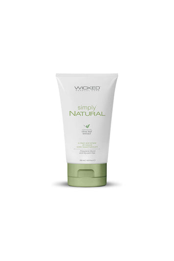 Wicked Sensual Care - Simply Natural Water Based Lubricant - 4oz - Stag Shop