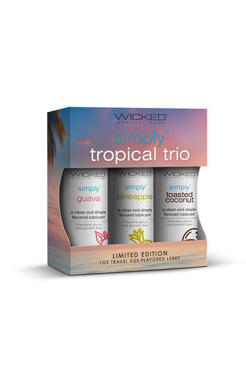 Wicked Sensual Care - Simply Tropical Trio Travel Kit - Stag Shop
