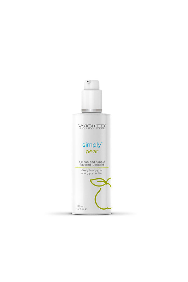 Wicked Sensual Care - Simply - Aqua Flavored Lubricant - Pear - Stag Shop
