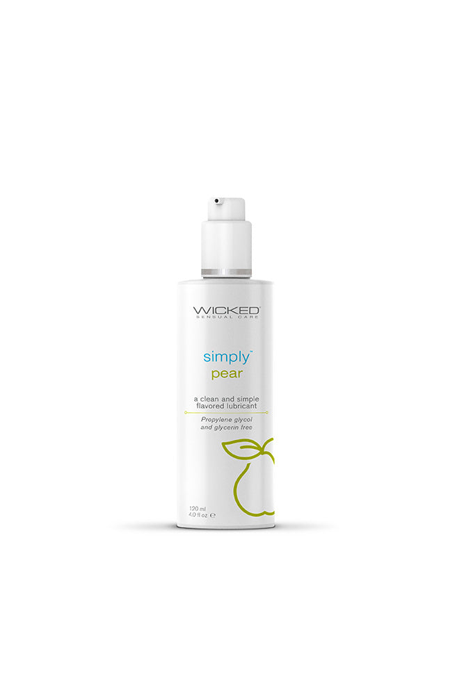 Wicked Sensual Care - Simply - Aqua Flavored Lubricant - Pear - Stag Shop