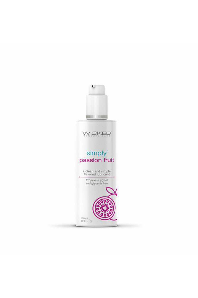 Wicked Sensual Care - Simply - Aqua Flavored Lubricant - Passion Fruit - Stag Shop