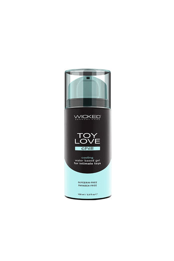 Wicked Sensual Care - Toy Love Chill Water-Based Lubricant - 3.3oz - Stag Shop