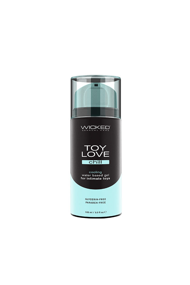 Wicked Sensual Care - Toy Love Chill Water-Based Lubricant - 3.3oz