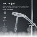Womanizer - Wave 2-in-1 Pleasure Stimulation Shower Head - Black - Stag Shop