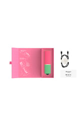 Womanizer - Beauty Air Pulse Clitoral Stimulator - Pink & Green - Stag Shop