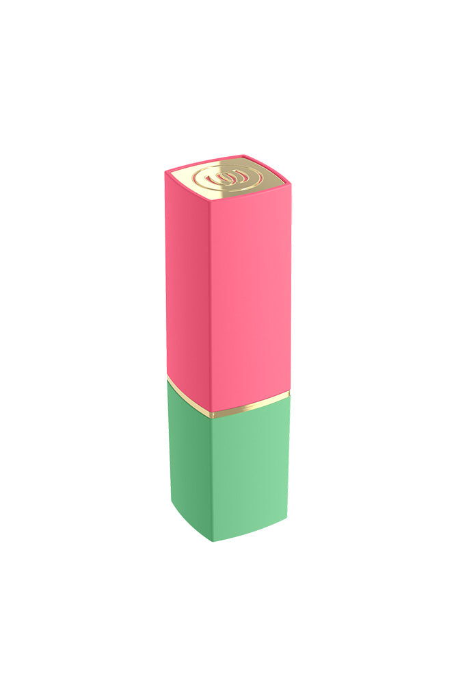 Womanizer - Beauty Air Pulse Clitoral Stimulator - Pink & Green - Stag Shop