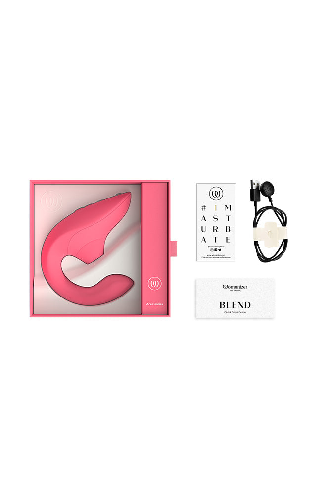 Womanizer - Blend Dual Stimulator - Rose - Stag Shop