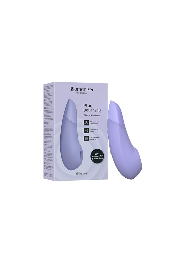 Womanizer - Enhance Clitoral Simulator With Vibration - Stag Shop