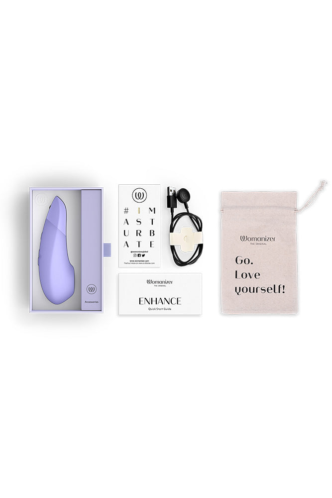 Womanizer - Enhance Clitoral Simulator With Vibration - Stag Shop