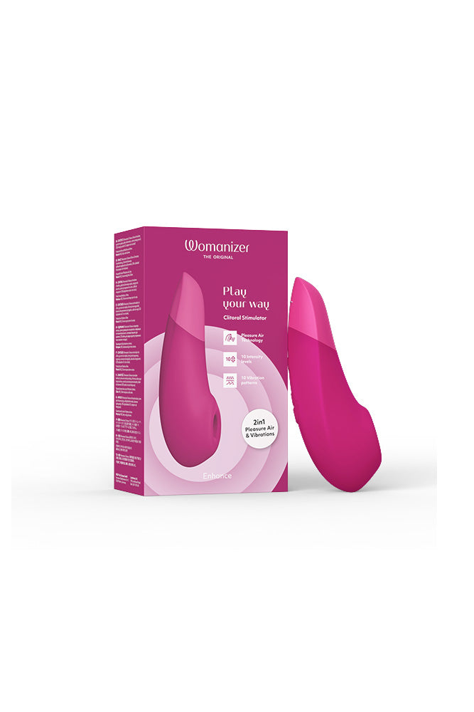 Womanizer - Enhance Clitoral Simulator With Vibration - Stag Shop