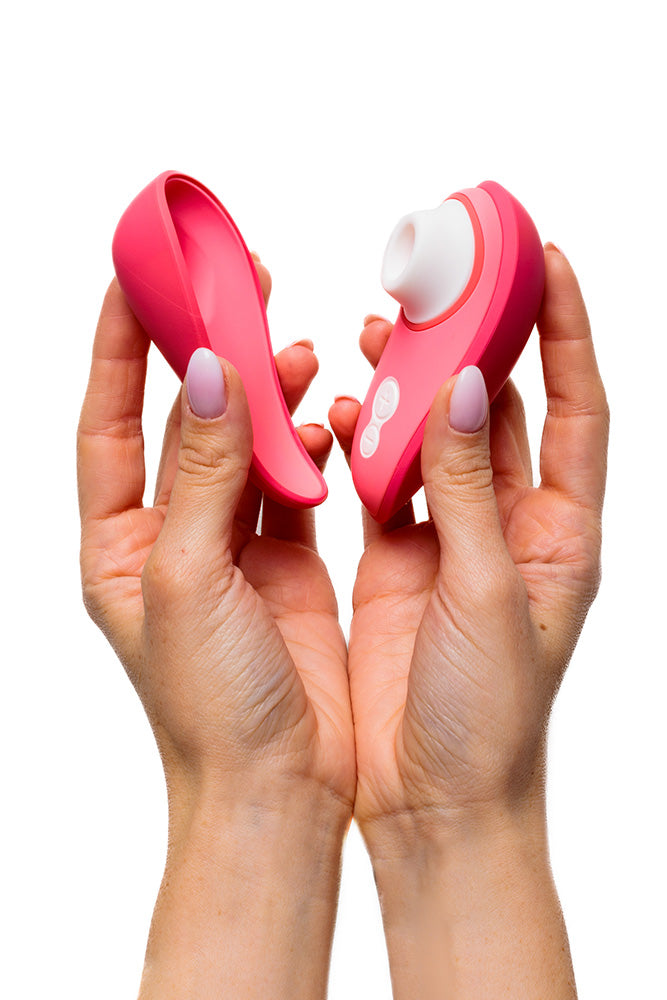 Womanizer - Liberty 2 Travel Friendly Clitoral Stimulator - Rose - Stag Shop