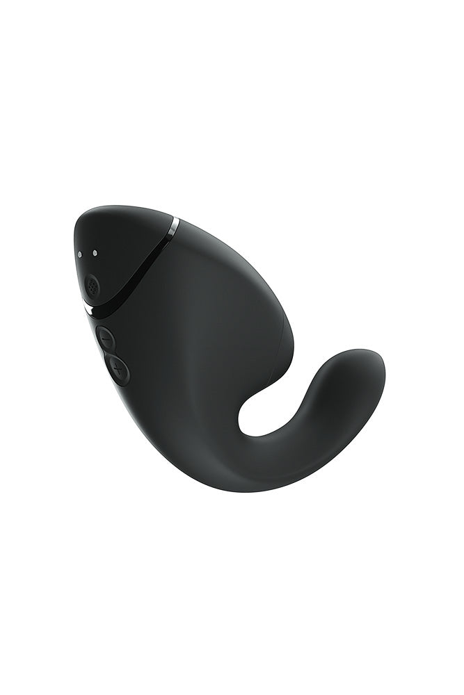 Womanizer - Next Duo Dual Stimulation Vibrator - Black - Stag Shop